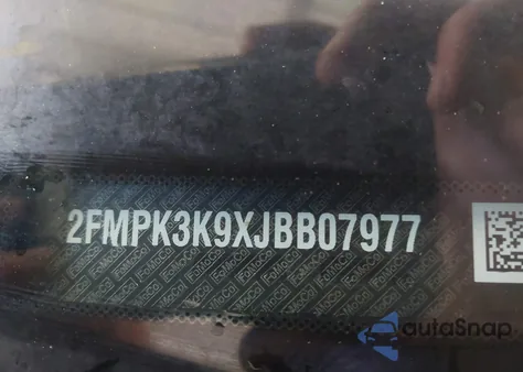 2018 Ford Edge Titanium из США, поврежденный, VIN 2FMPK3K9XJBB07977